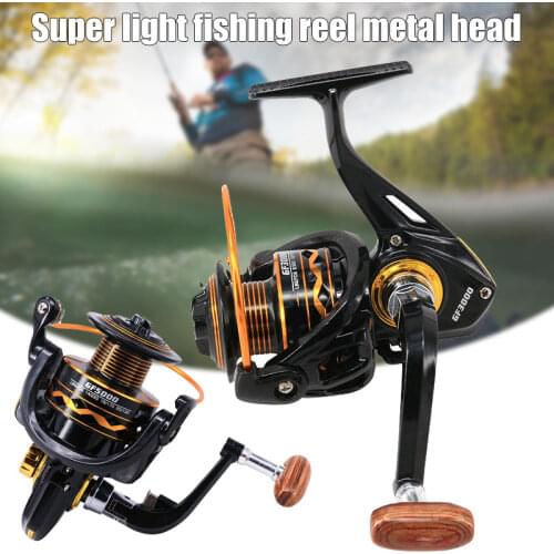 Metal Powerful Fishing Reels Ultra Smooth High Capacity Metal Spool For Saltwater Freshwater Fishing Molinete De Pesca