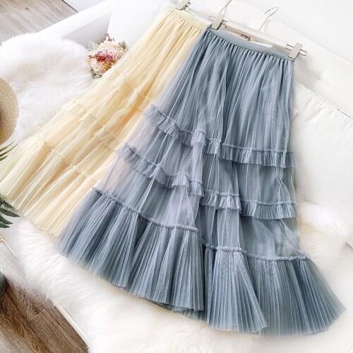 MIUXIMAO Pleated Skirt