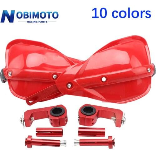 Nobimoto - Motorcycle Handguard Hand Guards For 22mm 28mm Fat Bar SX SXF EXC XCW XC CRF YZ YZF WR KX KLX KXF KAYO BSE Dirt Bike