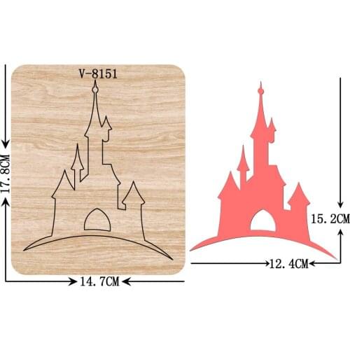 New castle wooden dies cutting dies for scrapbooking Multiple sizes V-8151