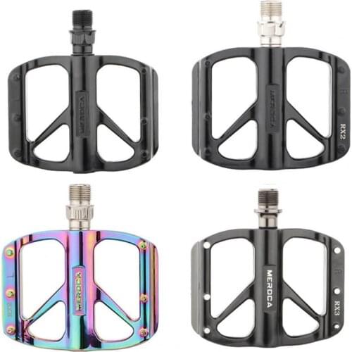 1Pair RX1/RX2/RX3 Pedals Scratch-resistant Anti-rain Aluminum Alloy Cycling Riding Flat Pedals for Outdoor педали для велосипеда
