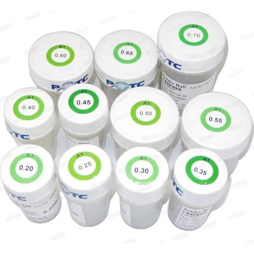 QWIN 250K 0.25mm 0.3mm 0.35 mm Sn63/Pb37 BGA Leaded Solder Balls