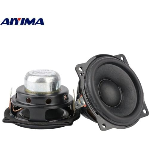 AIYIMA 2.25 inch 4 Ohm 10W Full Range Speaker Neodymium Long Stroke DIY Bluetooth Hifi Stereo Amplifier loudspeaker 60*60mm 2PCS
