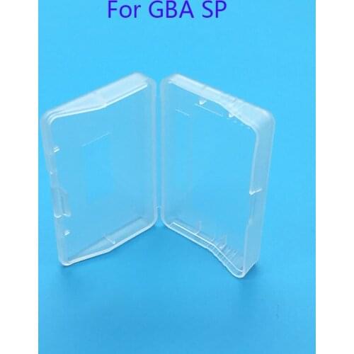 50pcs/lot Clear Plastic Game Cartridge Cases Storage Box Protector Holder Cover Shell For Nintendo GBA SP Game Boy GameBoy
