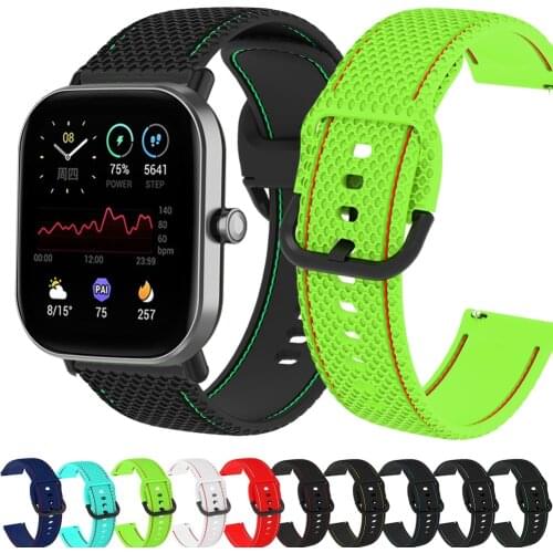 For Huami Amazfit GTS 2 mini 2e Strap Anti-cloth Pattern Wristband Bracelet Watchbands 20mm Watch Band correa amazfit gts bip