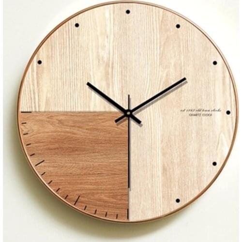 SAFEBET wall clock wood classic silent Wall Clock Modern Design Clocks For Home Decor Kitchen Watch digital Shabby Chic Art 4B29