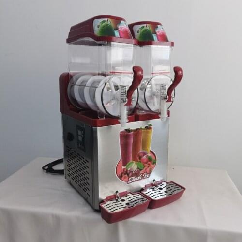 Slushy Machine Double Tank Snow Melting Machine For Commercial Cafe Use Smoothie Making