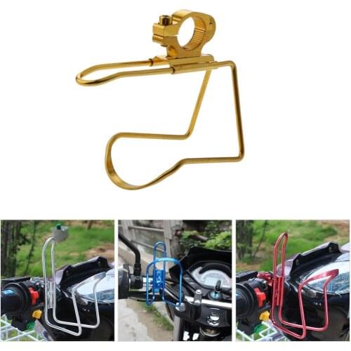 Universal Motorcycle Drink Bottle Holder Water Cups Mount 1 inch Handlebar Sturdy Structure Prevent Deformation Damage