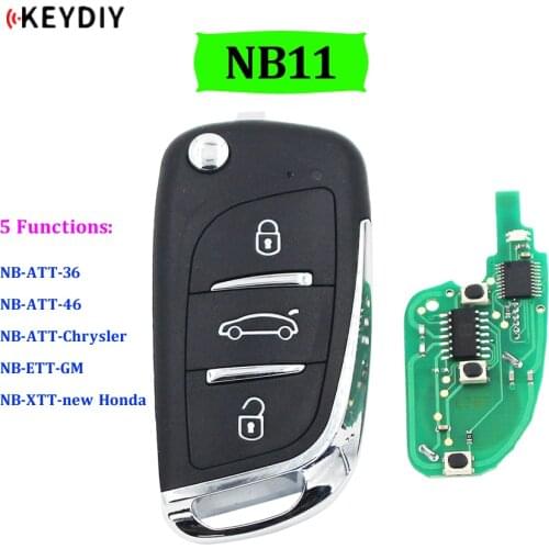 NB11 universal 3 button NB series remote control for KD900 URG200 KD200 make new remote key with Multi-functional chip inside