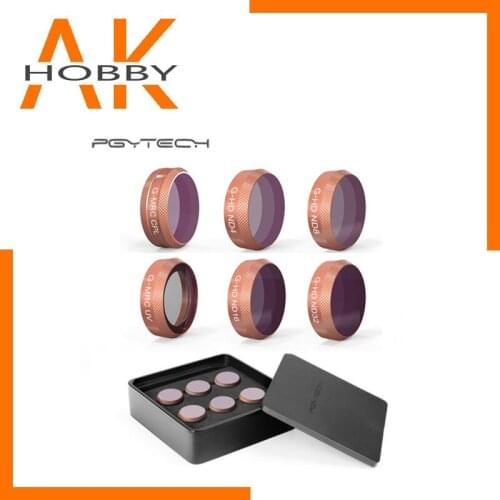 PGYTECH Advanced DJI Mavic Air Filter Kit UV CPL ND4 ND8 ND16 ND32 Lens Filter Set For DJI Mavic Air Drone Camera lens Filters