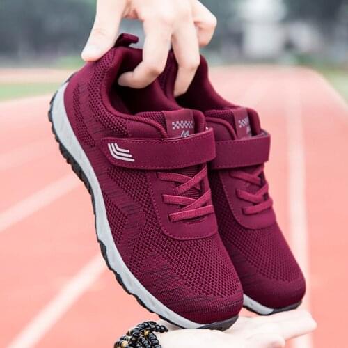 Womens Fashion Jogging Footwear 2021 High Quality Casual Sneakers for Women Flats Creepers Comfortable Mother Shoes Zapatillas