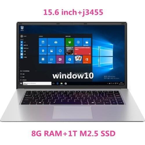 15 inch Laptop With 8GB RAM 1TB SSD Notebook Computer Intel Quad Core Netbook Students Ultrabook With Win10 OS