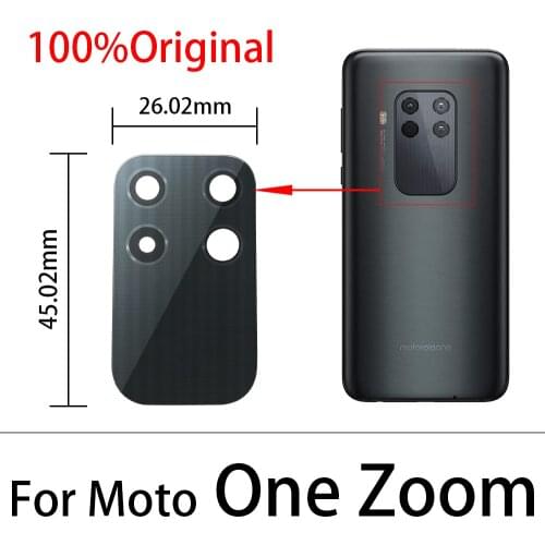 20pcs 100% Original Camera Lens Tempered Glass For Motorola Moto One Zoom Vision Camera Screen Protector