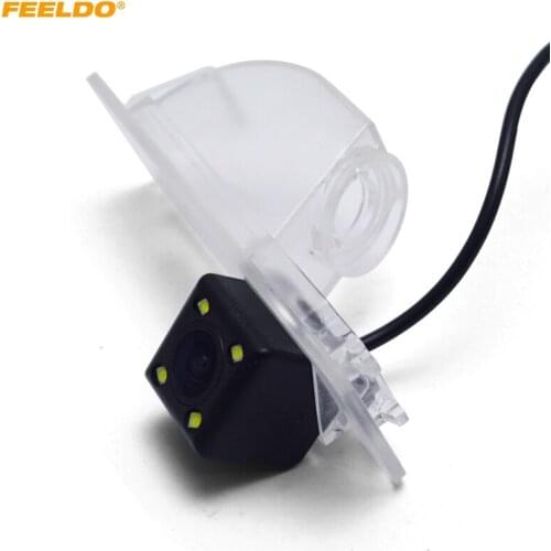 FEELDO Auto HD CCD Parking Reversing Backup Camera for VW Jetta Santana Skoda Rapid Sedan 2012- 2016 #CT-976