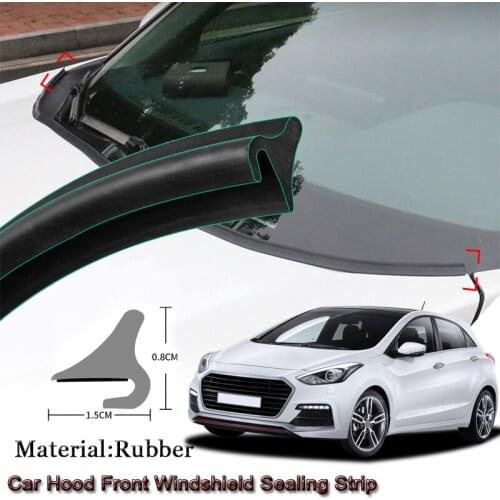 DIY Car Seal Strip Windshied Spoiler Filler Protect Edge Weatherstrip Strips Sticker Auto Accessories For Hyundai i30 2015-2020