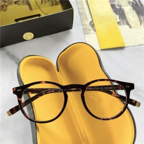 FRANKIE Vintage Handmade Acetate Glasses Frames Men Women Luxury Brand Myopia Optical Eyeglasses Frame Prescription Eyewear