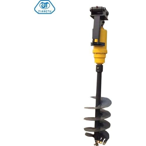 Factory Price Excavator Attachments Hydraulic Soil Earth Auger