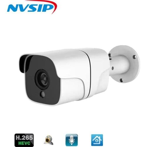 H.265 Audio Camera Sound Record DC 12V 48V POE Waterproof Metal 2.0MP Full HD Motion detect RTSP FTP Onvif Night vision