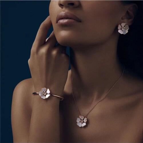 JaneKelly Luxury Big4pcs Jewelry Set With Cubic Zirconia for Women Bridal Party Wedding Accessories Saudi Arabic Dubai