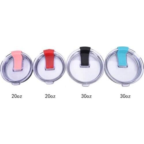 Quevina100pcs 4colors 20oz 30oz cups lids Leakproof seal assistant lid for yeti tumbler 30oz 20oz cups for RTIC 20 oz 30 oz cups