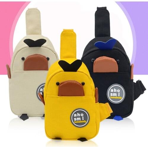 Backpacks Children Small Messenger Bag Canvas Mini Cute Boys Girl Kids Cartoons Shoulder Handbag Crossbody Purse Money Baby Bags