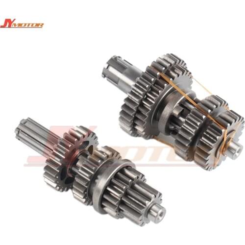 Lifan 125 125CC Gear Box horizontal engine main countershaft gear teeth Lifan engine parts 125LF08