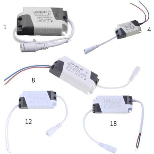 OOTDTY LED Constant Current Driver AC85-265V 1-3W 4-7W 8-12W 12-18W 18-25W Power Supply Adapter Transformer for Panel Light