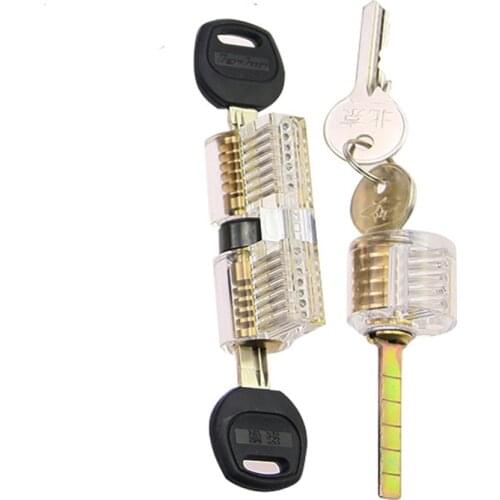 Practice Transparent Lock for Locksmith Lock Picking,Multiple Transparent Lock Combinations for Pick Training