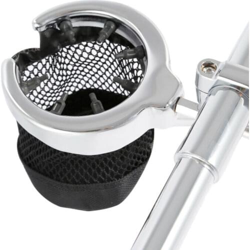 Motorcycle Universal Handlebar Cup Holder Drink Basket For Harley