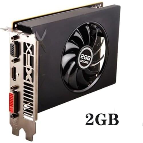 Used XFX Radeon R7 240A 2GB Video Cards GPU For AMD Radeon R7 240 GDDR3 128bit Graphics Screen Cards Desktop Computer