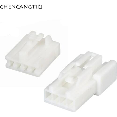 2 Sets 4 Pin Way Automotive Electrical Seat Plug Wiring Harness ABS Sensor Connector Male Female Socket 7283-1044