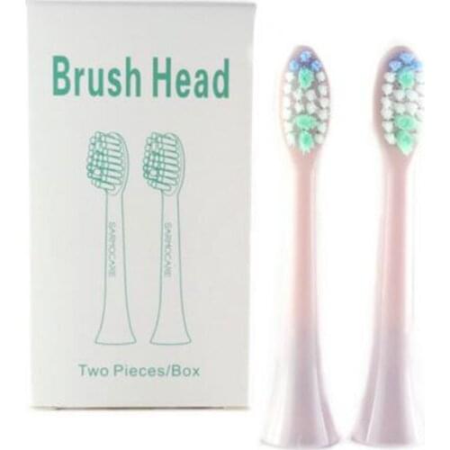 2 pcs Replacement Electric Toothbrushes Head for Sarmocare S100 S200 Ultrasonic Sonic fit Digoo DG-YS11