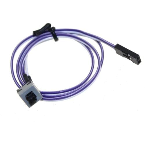 50pcs/lot I/O Reset motherboard cable Desktop Computer PC Case POWER Button SW switch power Cord Cable Re-starting switch cable