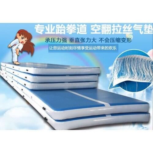 Free shipping!DWF materilas gym sports game mat inflatable matress used air track for sale
