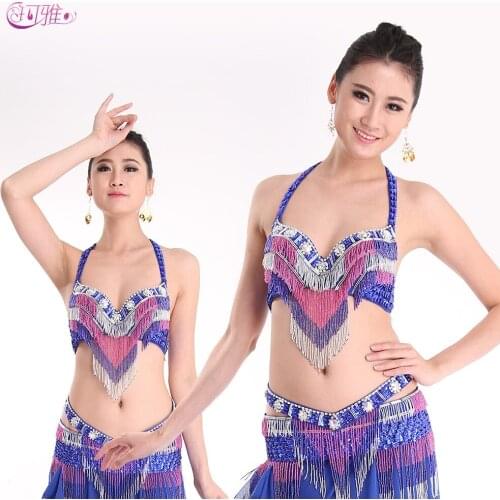 Bra 5 in Charge of Stage Performance Top Heavy Industry Beads Bra Stage Wear