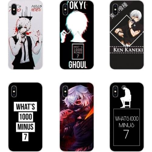 Whats 1000 Minus 7 tokyo ghoul Quote Mobile Phone Bag Case For Xiaomi Redmi Note 3 4 5 6 7 8 Pro Mi Max Mix 2 3 2S Pocophone F1