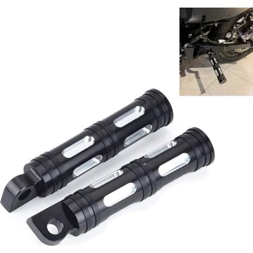 Foot Pedals Black CNC Aluminum Motorcycle Footrests for Harl ey for Passenger for Highway Foot Pegs 2 PCS/Set