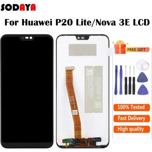 For HUAWEI P20 Lite LCD Display With Touch Screen Digitizer Assembly For Huawei P20 Lite Display Free Shipping