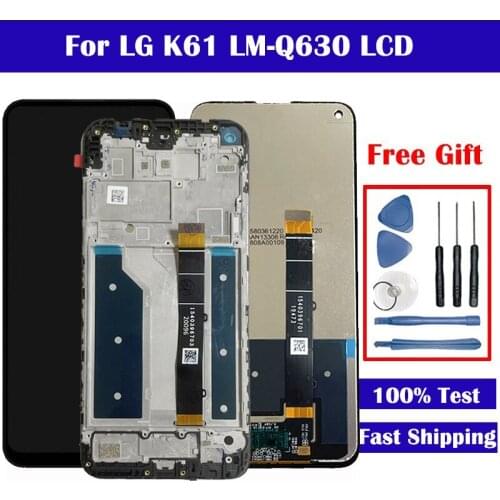 For LG K61 LCD Display With Touch Screen Digitizer Assembly For LG K61 Display Repair Parts