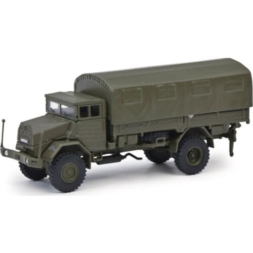 Diecast 1/87 Scale MAN Truck 5t Gl 630 L2 Van Transporter Old-fashioned Truck Alloy Model Static Display Adult Collection Toys