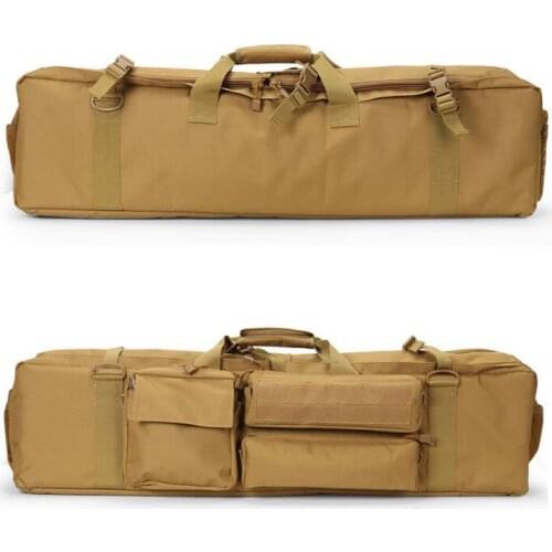 Nylon Holster Hunting Airsoft Paintball Rifle Case Outdoor Hunting Bag Multi-function Backpack M249 Tactical Gun Bag