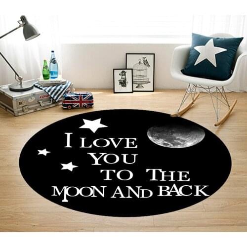 Simple Modern Round Carpet 3D Print Soft Carpets for Living room/bedroom Area Rugs Computer Chair Floor Mat Kids Room Home Decor