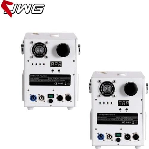 Free Shipping 2pcs/lot 600W Cold Spark Fireworks Machine Remote Control Sparkular Wedding Pyrotechnics Sparklers Stage Effect