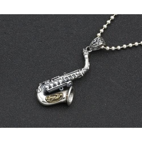 925 STERLING SILVER virgin Mary Sax men women Jewelry Pendant charm A5112