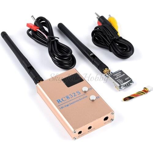 FPV RC832 RC832S 48CH 600mw Receiver + TS5823S TS5823 5.8G 200mW 40CH AV Transmitter Module TX For RC Quadcopter Martian II 220