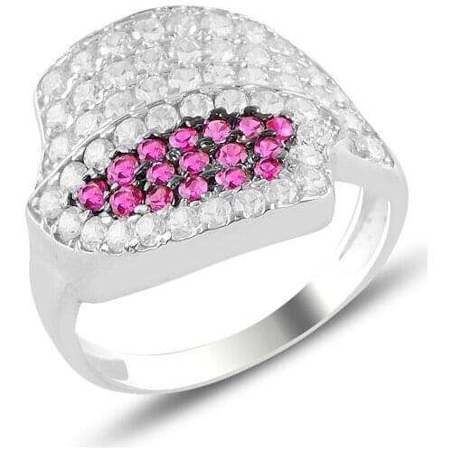 Silver 925 Sterling Zircon Stone Ring