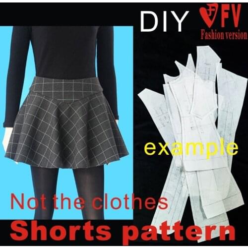 Pants sewing pattern The trousers pattern(Not the pants) culottes Shorts sewing pattern BDK-5