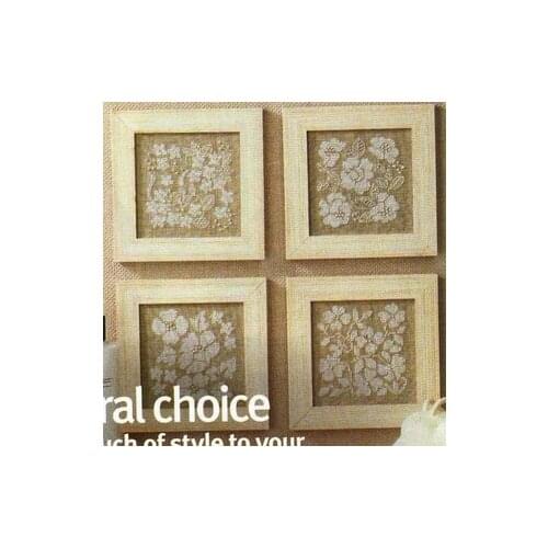 Fishxx Cross-Stitch Crazy150-2 European magazine version of a color Floss geometric floral pattern four loaded simple painting