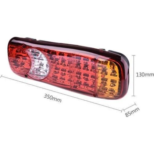 DC 12V 46LED Car Truck LED Rear Tail Light Warning Lights Rear Lamp for Trailer Caravans UTE Campers ATV Boats