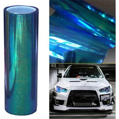 30 X 100cm Colorful Car Lamp Film Car Light Film Car Fog Light Rear Lamp Vinyl Stickers Car Styling Accessories